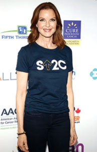 Actress Marcia Cross is a cancer survivor and advocate.