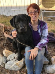 Rev. Lee’s service dog, Shadow, is an integral partner in CoachRev @The CrossRoads helping people in need. Photo/courtesy of Rev Lee Atherton 