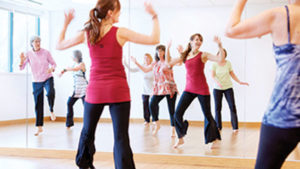 Susanne dancing using the Nia Technique. The Nia technique is a cardiovascular fitness practice set to music which blends dance arts, healing arts, and martial arts. 