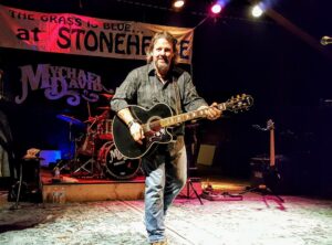 Mychael David takes the stage at Stonehenge Music Festival in Jermyn, Pa.
