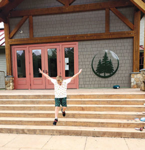 Ryder is joyful at the Windham Woods School.