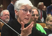 League of Women Voters member challenges climate change