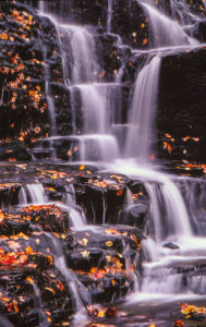 Water cascades over Whitmore Falls in Western Massachusetts. (Photo/Todd Mathieson) 