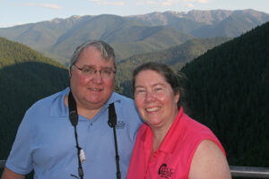 Assabet Valley Camera Club coupleTodd and Maureen Mathieson at Hurricane Ridge in Washington State.