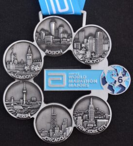 Dan Milton’s Abbott World Marathon Majors medal