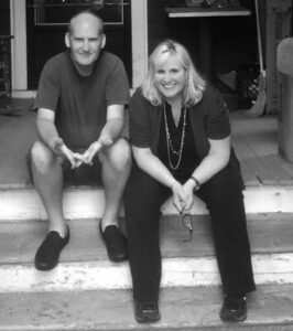 Nancy Barile today with an old friend from her punk days Ian MacKaye, of Minor Threat and Fugazi Photo/submitted