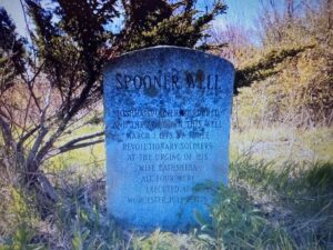  Marker at the site of Joshua Spooner’s 1778 murder in Brookfield