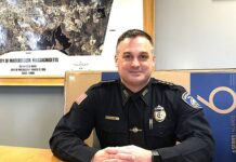 Marlborough Police Chief David Giorgi explains how Internet fraud targets older adults. Photo/Vicki Greene