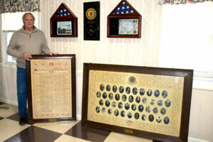 Two large frames memorialize Marlborough’s World War I veterans and were found in the attic of the American Legion. 