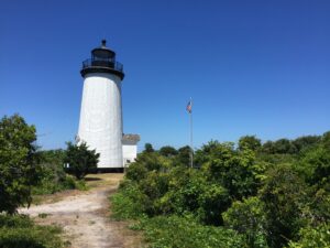 The Cape Poge Lighthouse, which dates back over 200 years, offers three daily tours. Photo/The Trustees of Reservations