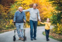 Many older adults over 50 care for both aging parents and children.