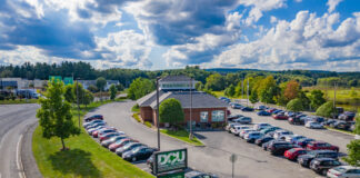 DCU (Digital Federal Credit Union), is a well-known Massachusetts-based credit union, headquartered in Marlborough. Pictured is the Solomon Pond branch in that city. Photo/Submitted