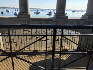 Plymouth Rock is where it all began, leading to the first Thanksgiving. Photo/Sandi Barrett