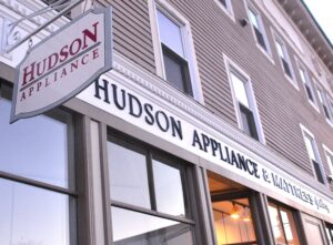 Hudson Appliance & Mattress Gallery signage by Paul Tucker