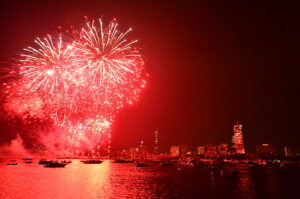 Boston Fourth of July fireworks display