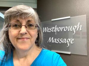 Paula Kirk is a Licensed Massage Therapist and Reiki Master Practitioner at Westborough Massage.