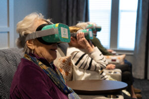 The virtual reality (VR) experiences offered by Somerville-based Rendever have shown to be beneficial in reducing social isolation and chronic loneliness among seniors.