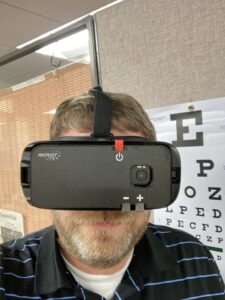 People with low vision can dramatically improve what they can see using this wearable device. Photos/Submitted