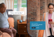 Notifications from Alexa Together provide assurance that an elderly person is going about their typical daily routine. Photo/Courtesy of Amazon.com