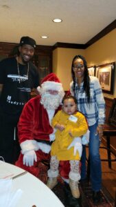 A family met Santa at a recent Autism Eats Brunch with Santa event. Photo/Submitted