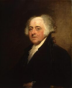 John Adams was one of two presidents from the city of Quincy, Massachusetts.