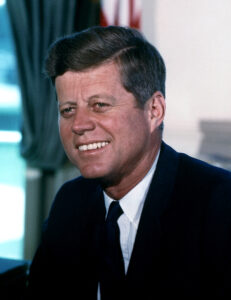 President John F. Kennedy tragically did not live to see the Medicare legislation he championed become law.