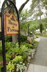 The Bridge of Flowers, located in Shelburne Falls, is open from April 1 to Oct. 31. Photo/David Pinter/CC BY 3.0)