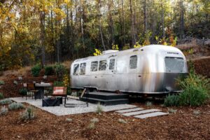 AutoCamp Cape Cod offers unique accommodations inside furnished Airstream trailers. Photo/Courtesy of Autocamp Cape Cod Facebook page