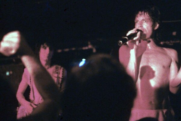 Ronnie Wood and Mick Jagger of The Rolling Stones during the band’s famous 1981 performance at Worcester nightclub Sir Morgan’s Cove. Incredibly, this and other photos from that night sat undeveloped in the home of the Worcester man who took them, until the nightclub obtained the film from him and had them developed in 2016.