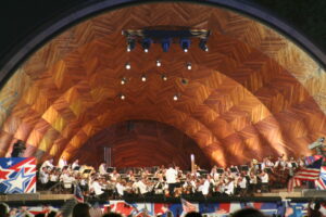 The Boston Pops concert on the Esplanade is one of the city’s most popular Fourth of July traditions. Photo/Garrett A. Wollman