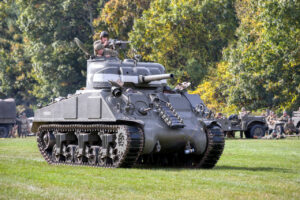 A tank demonstration weekend will be held August 13-14 at the American Heritage Museum in Hudson.