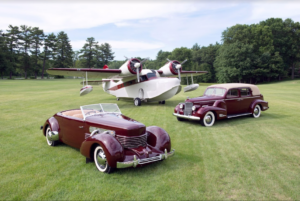 A few of the vehicles that are part of the Classic Automobile Barn and Historic Aviation Hangar collections. Photo/Submitted