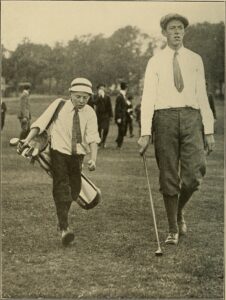 20-year-old amateur golfer Francis Ouimet, and his 10-year-old caddie Eddie Lowery, made golf history when Ouimet won the 1913 US Open at The Country Club.