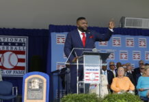 Red Sox great David ‘Big Papi’ Ortiz was inducted into the National Baseball Hall of Fame in July. Photo/Milo Stewart/National Baseball Hall of Fame and Museum
