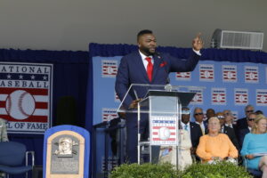 Red Sox great David ‘Big Papi’ Ortiz was inducted into the National Baseball Hall of Fame in July. Photo/Milo Stewart/National Baseball Hall of Fame and Museum