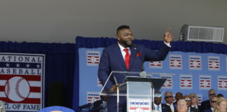 Red Sox great David ‘Big Papi’ Ortiz was inducted into the National Baseball Hall of Fame in July. Photo/Milo Stewart/National Baseball Hall of Fame and Museum