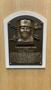 Catcher Carlton Fisk is one of the many other Red Sox players in the National Baseball Hall of Fame. Photo/Sandi Barrett