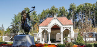 The Forest Hills Cemetery offers a mixture of history, art, and beautiful landscapes. Photo/Billie-Jo Gauley