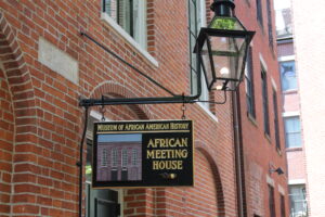 The trail ends at the Museum of African American History on Joy Street.