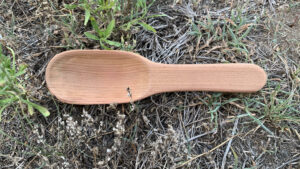 A simple carved spoon is not too difficult to create and makes a memorable gift.Photo/Sandi Barrett