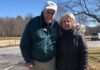 Eighty-eight-year-old Louise and 93-year-old Bill Landen of Westborough partially attribute their longevity to daily walks they take together. Photo/Nance Ebert