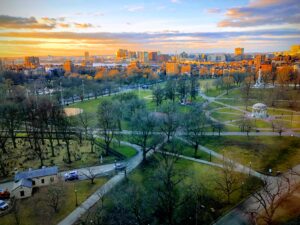 The 50-plus-acre Boston Common, the oldest public park in America, will undergo a series of renovations over the next decade.Photo/Courtesy of Weston and Simpson Design Studio
