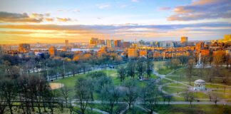 The 50-plus-acre Boston Common, the oldest public park in America, will undergo a series of renovations over the next decade. Photo/Courtesy of Weston and Simpson Design Studio