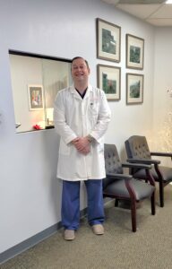 Podiatrist Dr. Anthony Tickner and his team at Associated Foot Specialists provide quick, convenient care to patients with foot problems.Photo/Kathryn Acciari