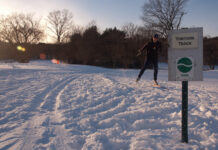 The Weston Ski Track in Weston, which makes its own snow, is a good alternative when nature isn’t producing enough for cross-country skiing. Photo/Submitted