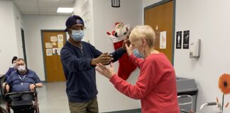 A DJ singalong and dance was one of the recent events that clients enjoyed at Hawthorn Adult Day Health in West Springfield. Photo/Submitted