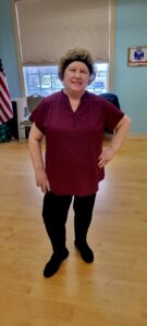 “Keeping your mind and body active while having a good time is what it is about,” says Clara Sanborn, a line dancing instructor at the Agawam Senior Center.

Photo/Submitted
