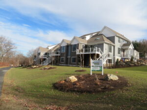 Trailside Terrace on Ash Street is among several new developments abutting the Assabet River Rail Trail.