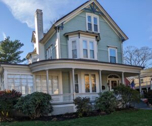 Although Adm. Denfeld and his wife Rachel traveled worldwide, they always considered the family homestead at 9 Charles St. their permanent home.Photo/Kristina Nilson Allen
