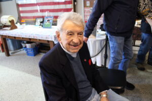 Victor A. “Perry” Sacco recently celebrated his 100th birthday. The WWII veteran and longtime restaurateur was honored by the American Legion Vincent F. Picard Post 234 on April 2.